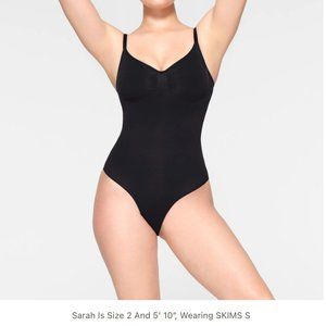 SKIMS Seamless Sculpt Brief Bodysuit Onyx Size S